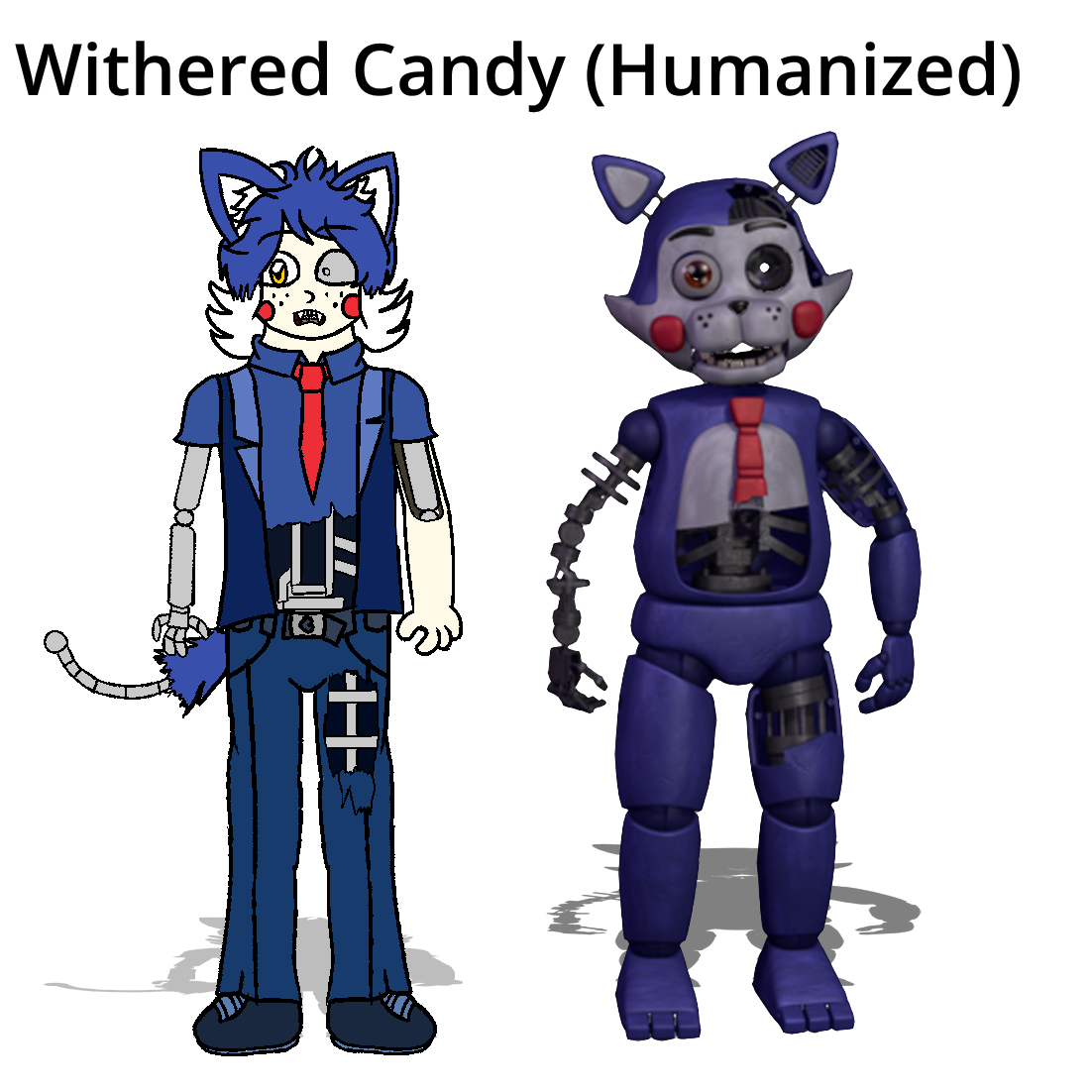 FNaC2] Withered Candies Animatronics by A-006 on DeviantArt