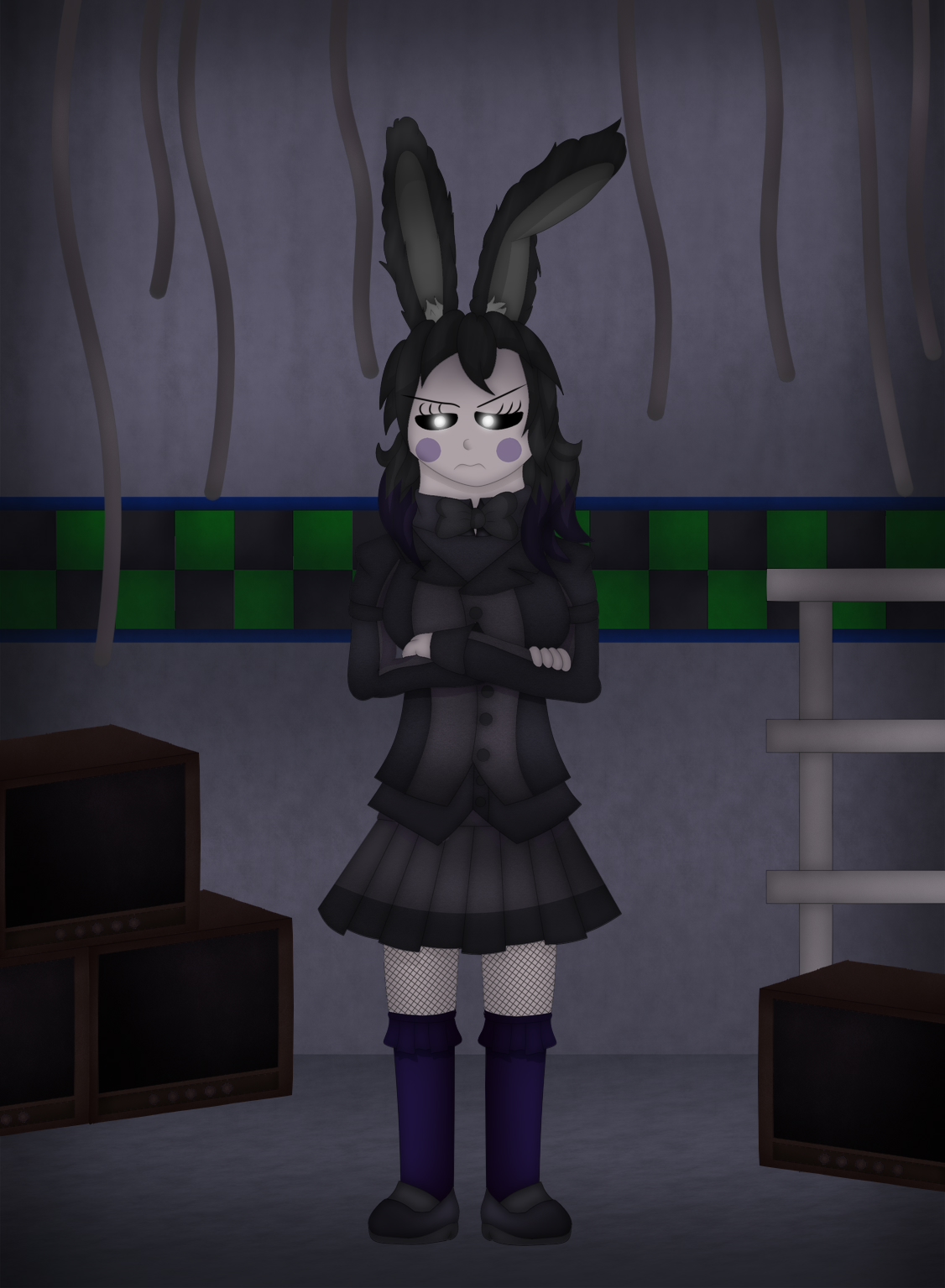 Fnaf Bonnie Fan Art (Remastered) by Emil-Inze on DeviantArt