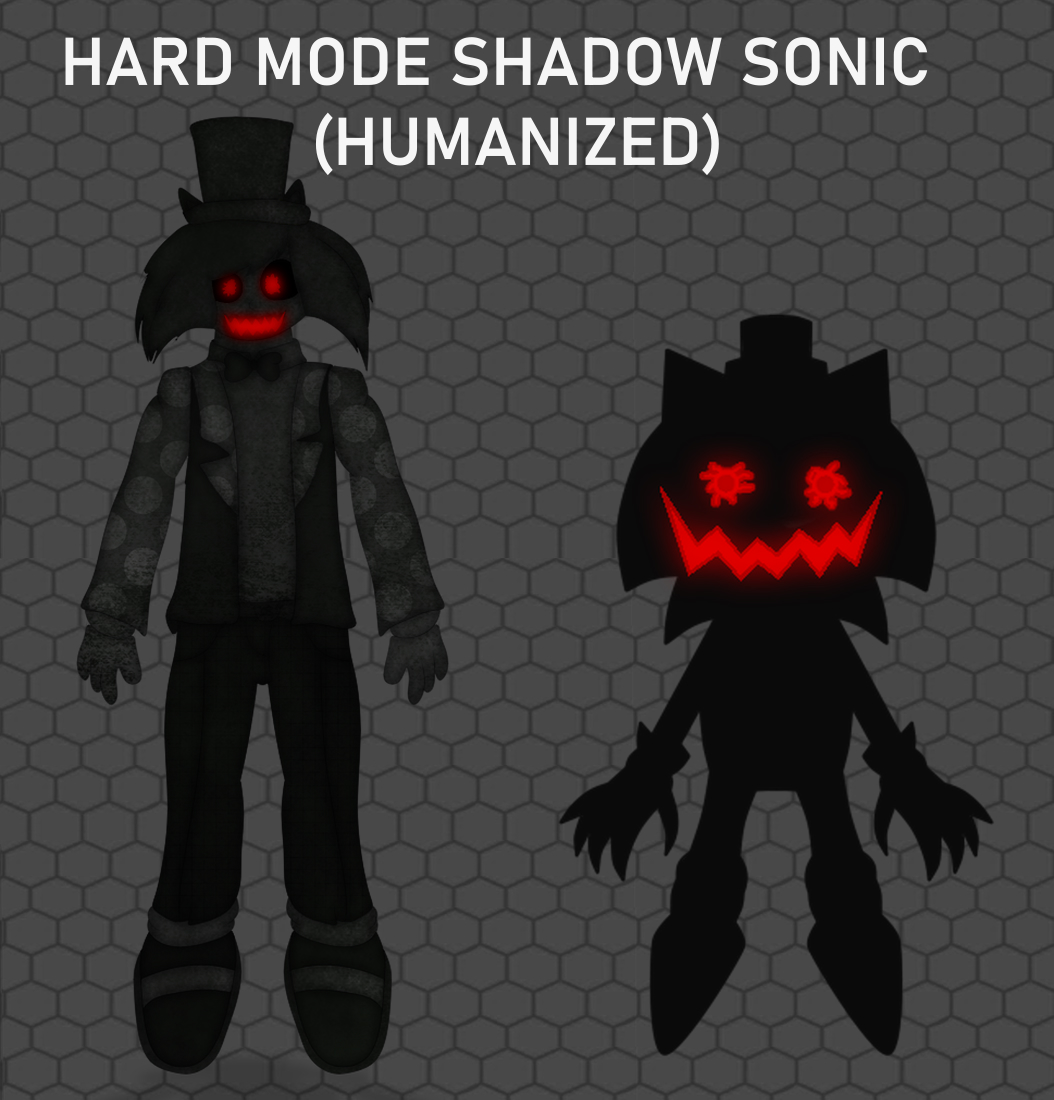 Hard Mode Shadow Sonic (Humanized) by MarcosVargas on DeviantArt