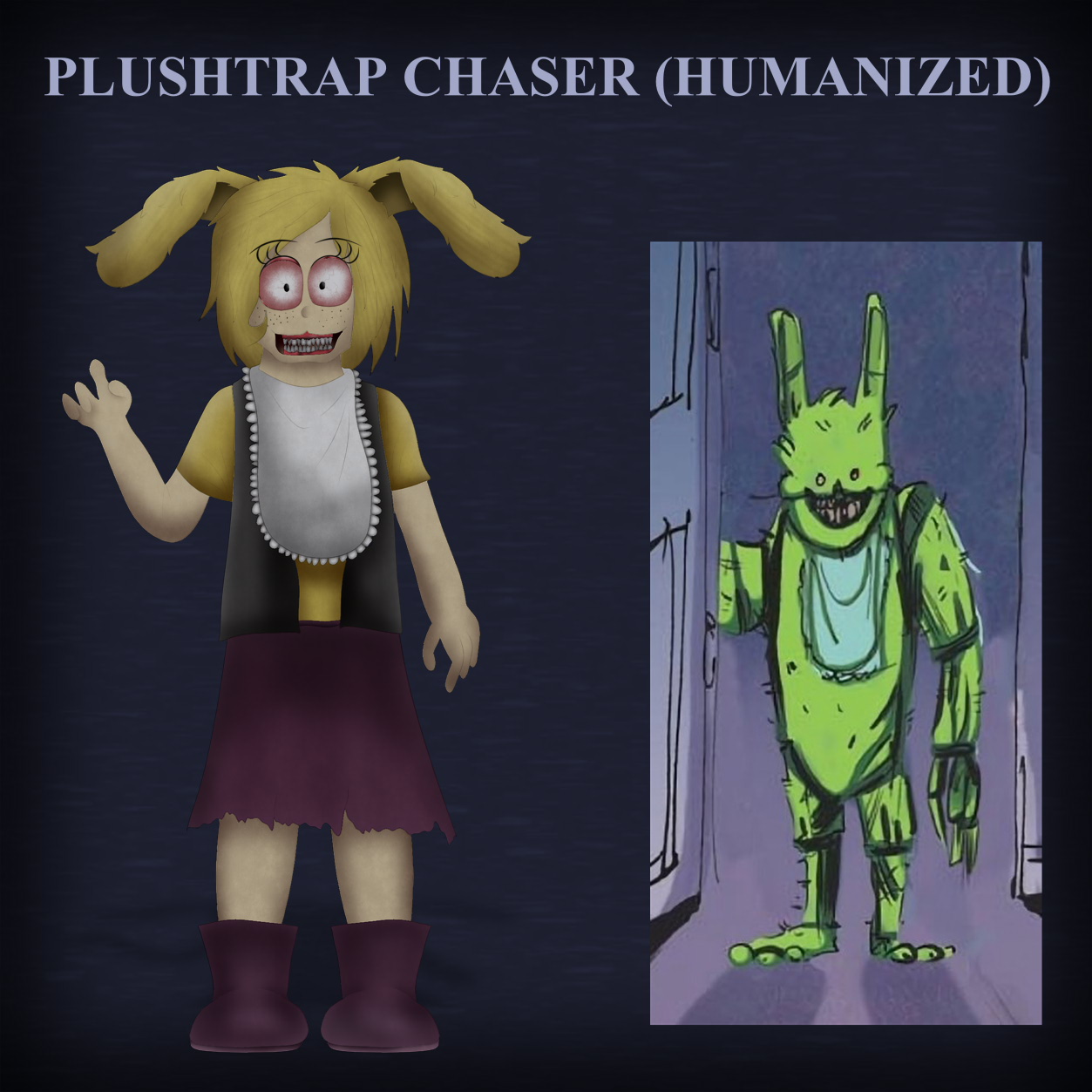 Solve FNAF - 🌱PLUSHTRAP🌱 jigsaw puzzle online with 42 pieces