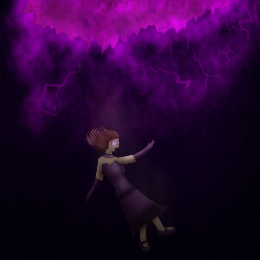 Alice falling off the rift by MarcosVargas on DeviantArt