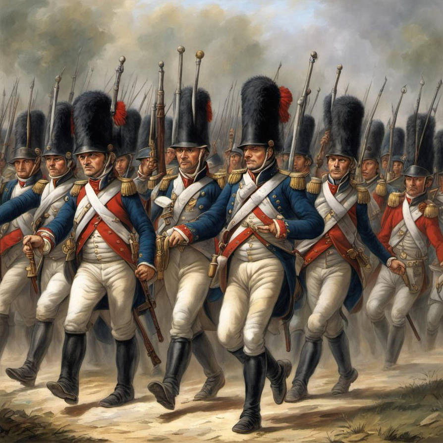 Napoleonic Soldiers French Marching To Battle By DukeOfBrunswick On napoleonic-soldiers-french-marching-to-battle-by-dukeofbrunswick-on