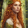 Ginger elven maiden