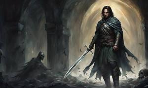 Aragorn in the dungeons of Minas Morgul