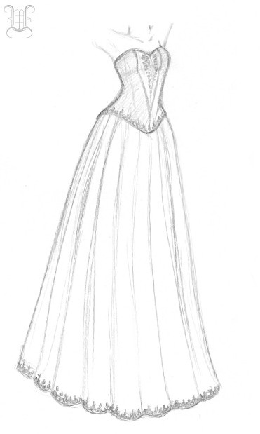 Dress Design by vaoni on DeviantArt