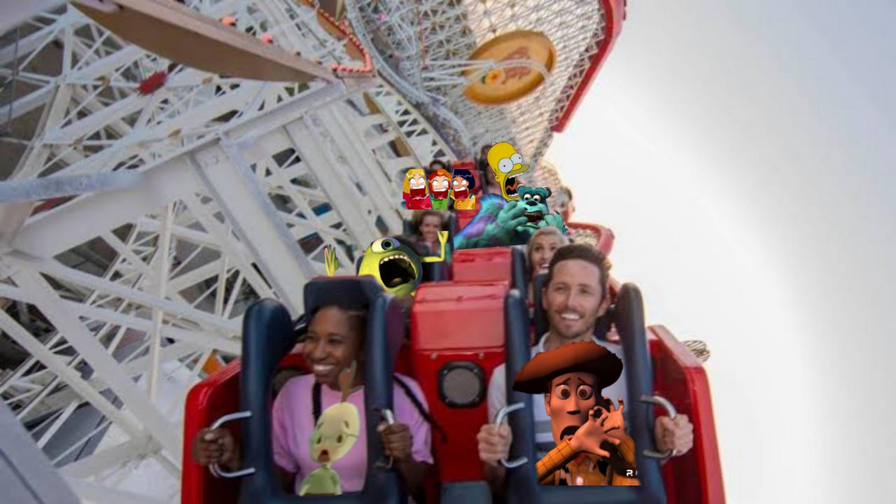 Disney World Ride Scream Roller Coaster Disneyland Crossover Screaming by Giovanniur on DeviantArt