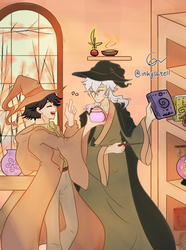 Bungou Stray Dogs: FukuRanpo Witch AU