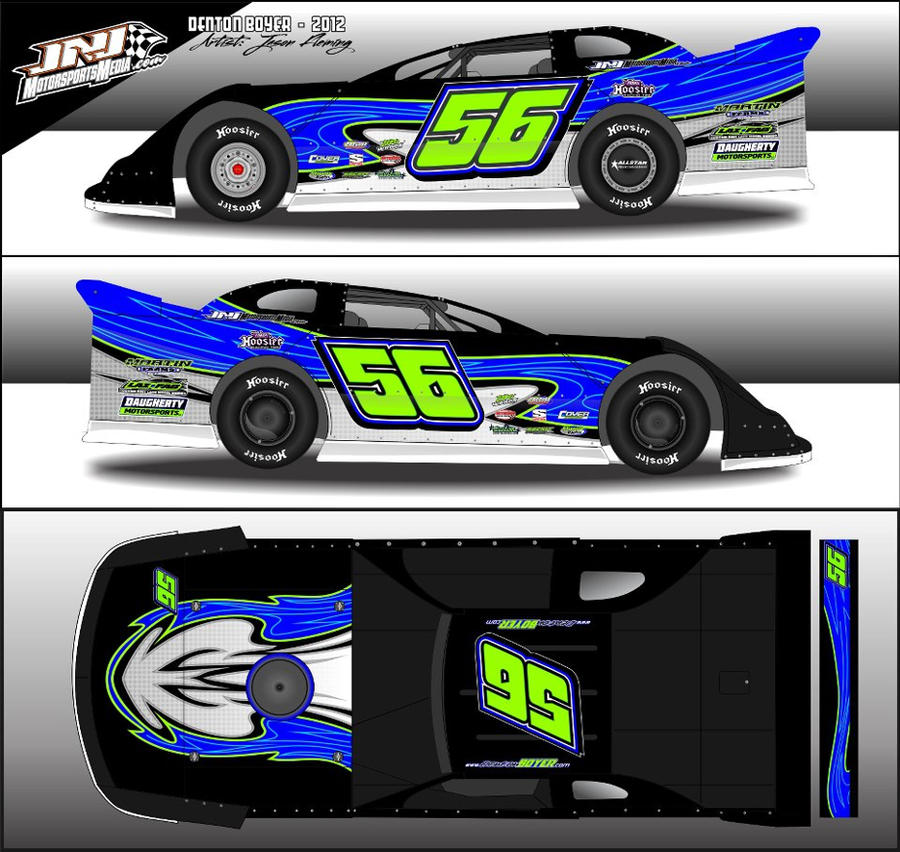 2012 Denton Boyer Dirt Late Model Wrap by 54warrior on DeviantArt