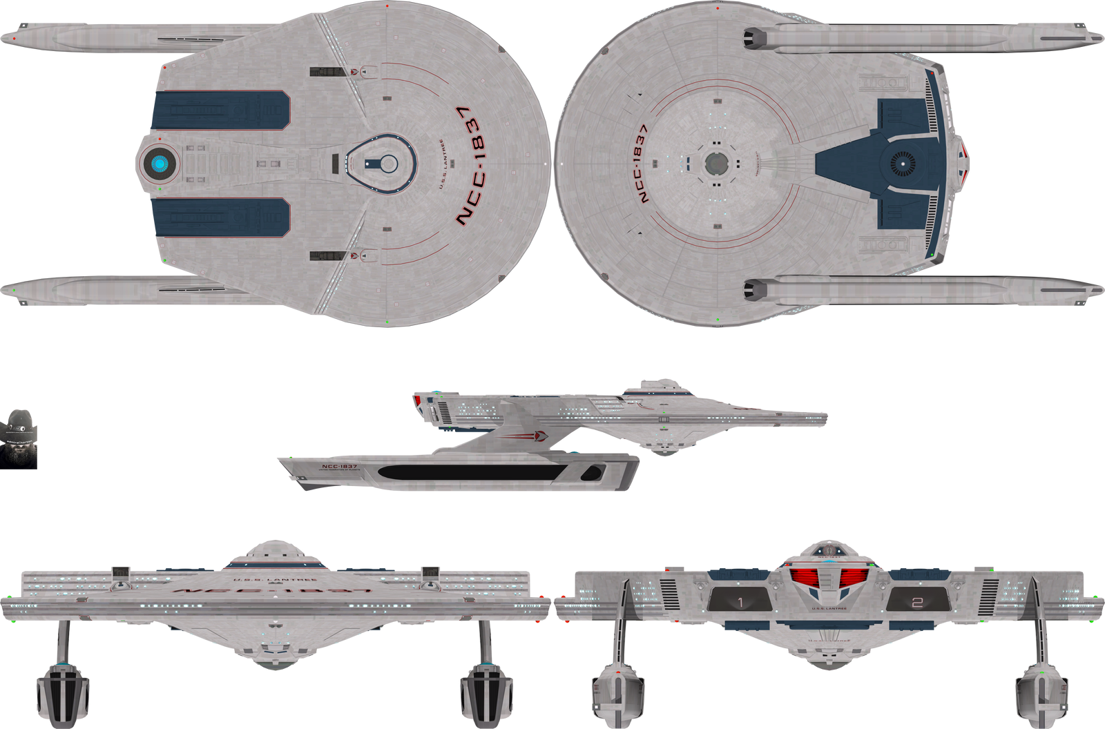 Miranda Class Miranda Class Variant II by admiral-horton on DeviantArt