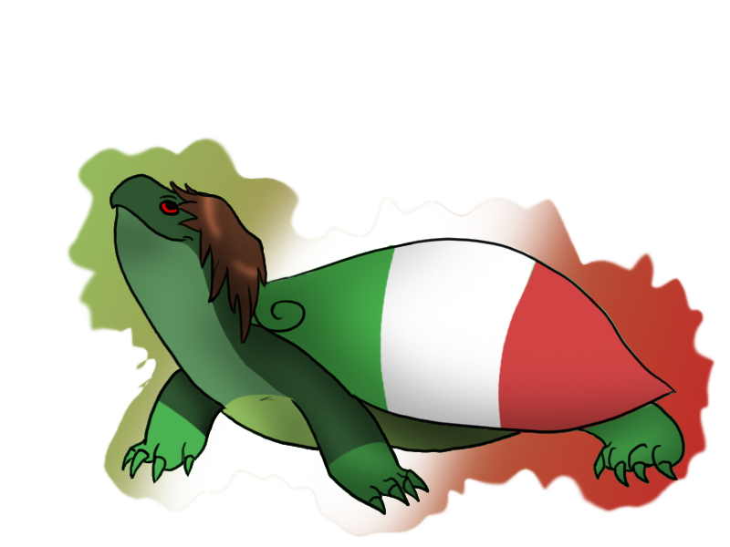 Italian Rapping Turtle Italian turtle by cheetahprince on DeviantArt