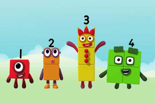 Numvers Blocks numberblocks 1,2,3 and 4 by sheelopasco on DeviantArt