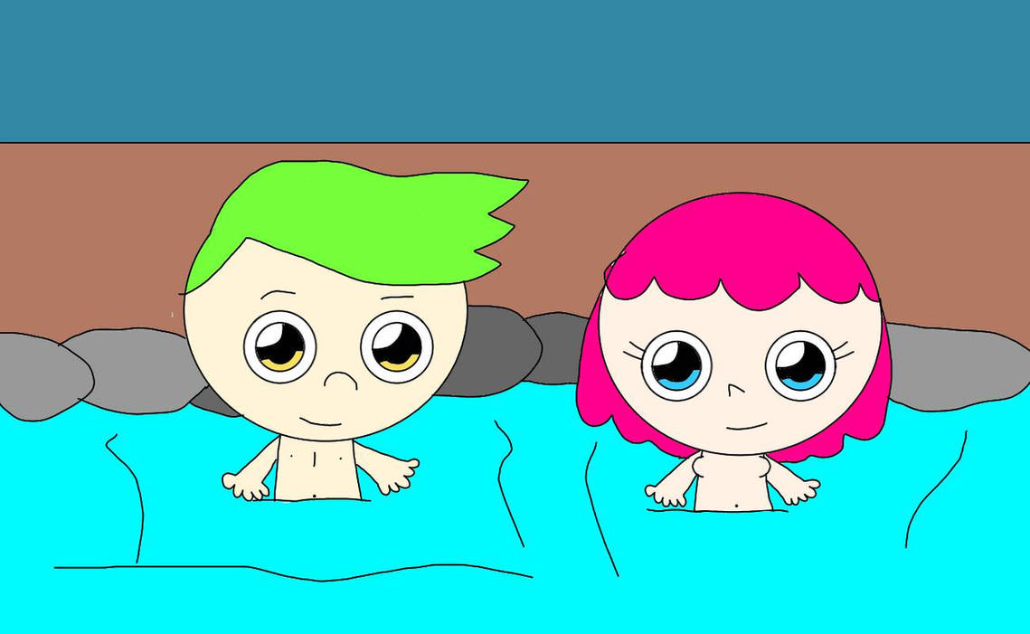 Johnny and jennifer in hot springs by sheelopasco on DeviantArt