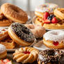 Waffles and Donuts supreme