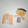 Ernie and his school desk