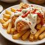 Fish n chips with spicy mayo