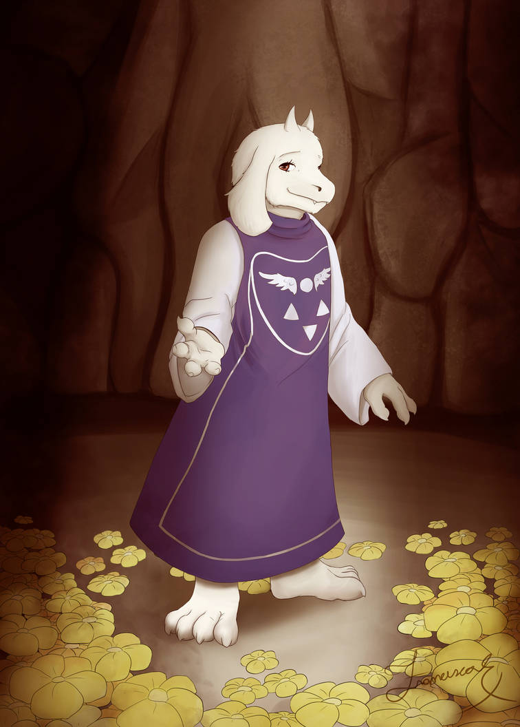 Toriel - Hold my hand my child by iwakika on DeviantArt