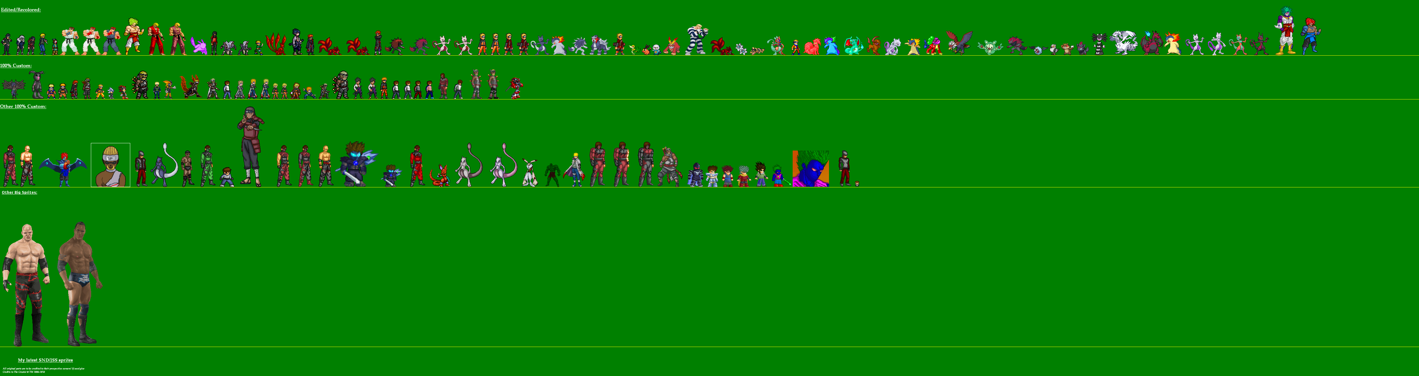 Sprite Diff Names My Sprites Collection V2 by JohnMuffin on DeviantArt