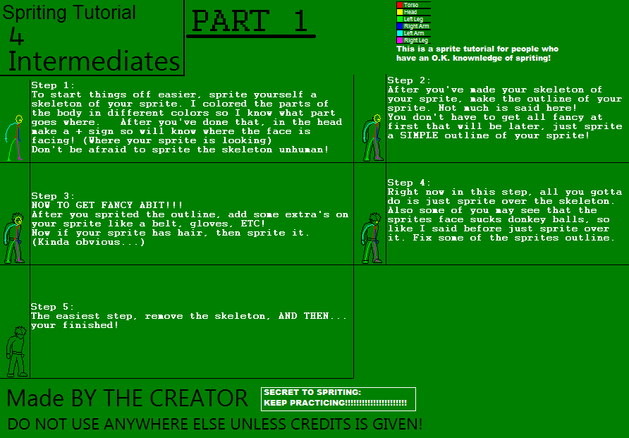 Sprite Tutorial PART 1 by JohnMuffin on DeviantArt