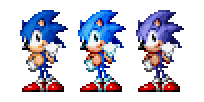 Sonic The Hedgehog Sprite V2 by JohnMuffin