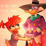 drake mallard and gosalyn by GeraPtichkina on DeviantArt