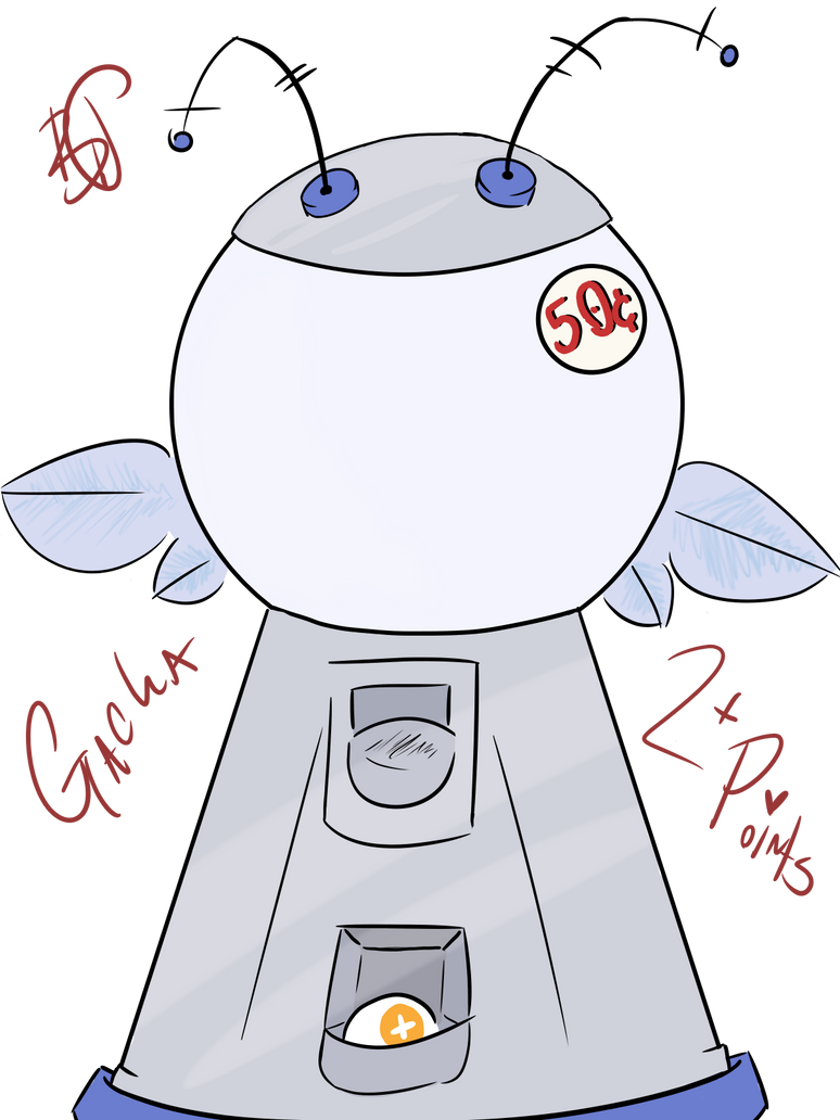 Gacha machine by GalaxyBug on DeviantArt