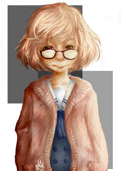 REDRAW: Mirai Kyoukai No Kanata. Oryginal