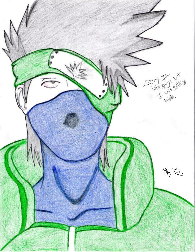 Proof Kakashi is a stoner