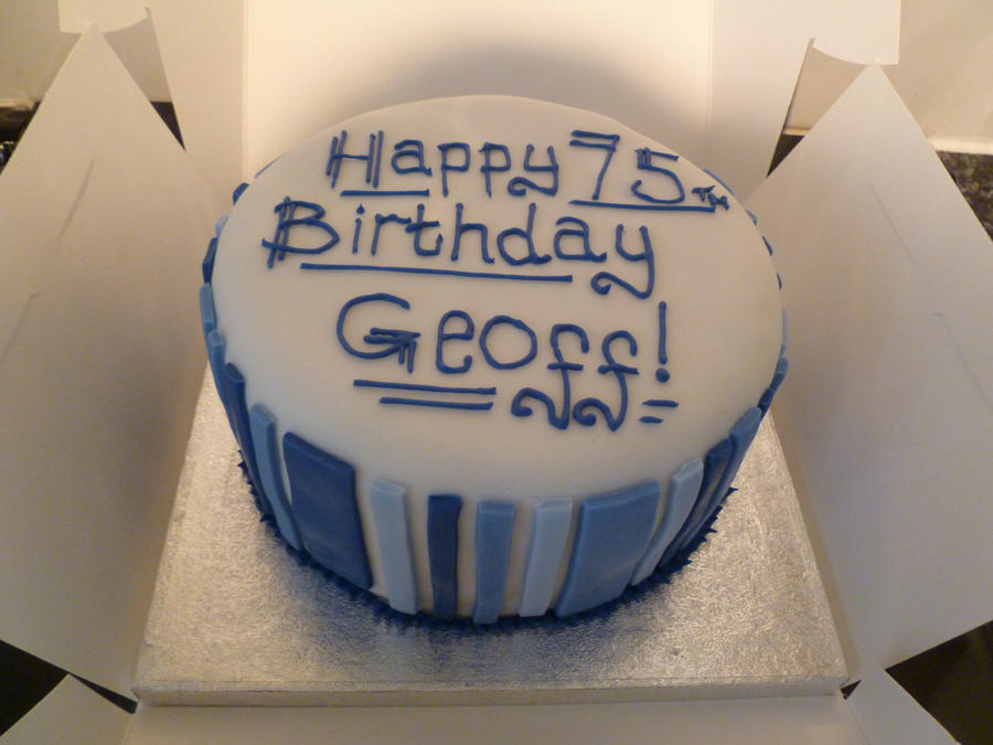 75th Birthday Cake by Rebeckington on DeviantArt