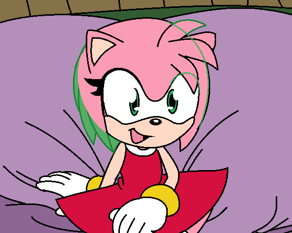 Sonic X base 01 - Relaxing here ^^