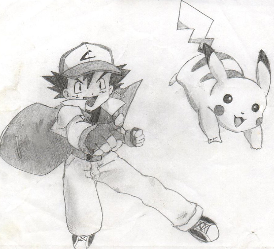 Ash and Pikachu