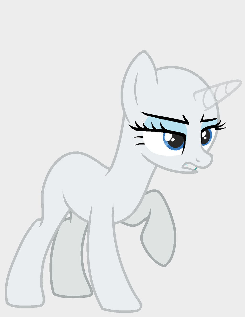 MLP FIM Base - Rarity base 1# by EseenceRomy on DeviantArt
