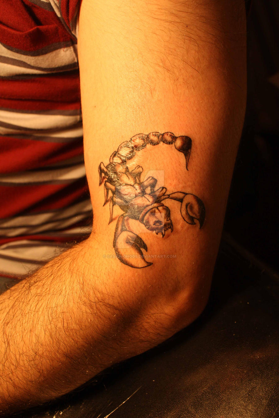 freehand scorpion tattoo