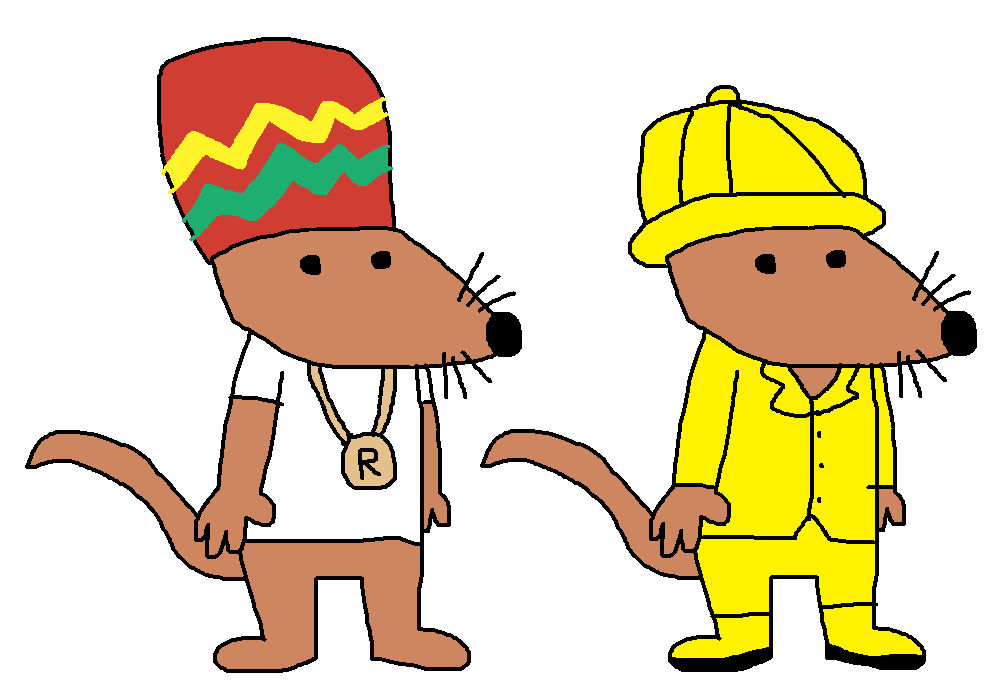 Draw Rastamouse Rastamouse (Normal and Raincoat Versions) by KirbyHamster on DeviantArt