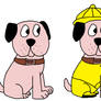 Mungo the Dog (Normal and Raincoat Versions)