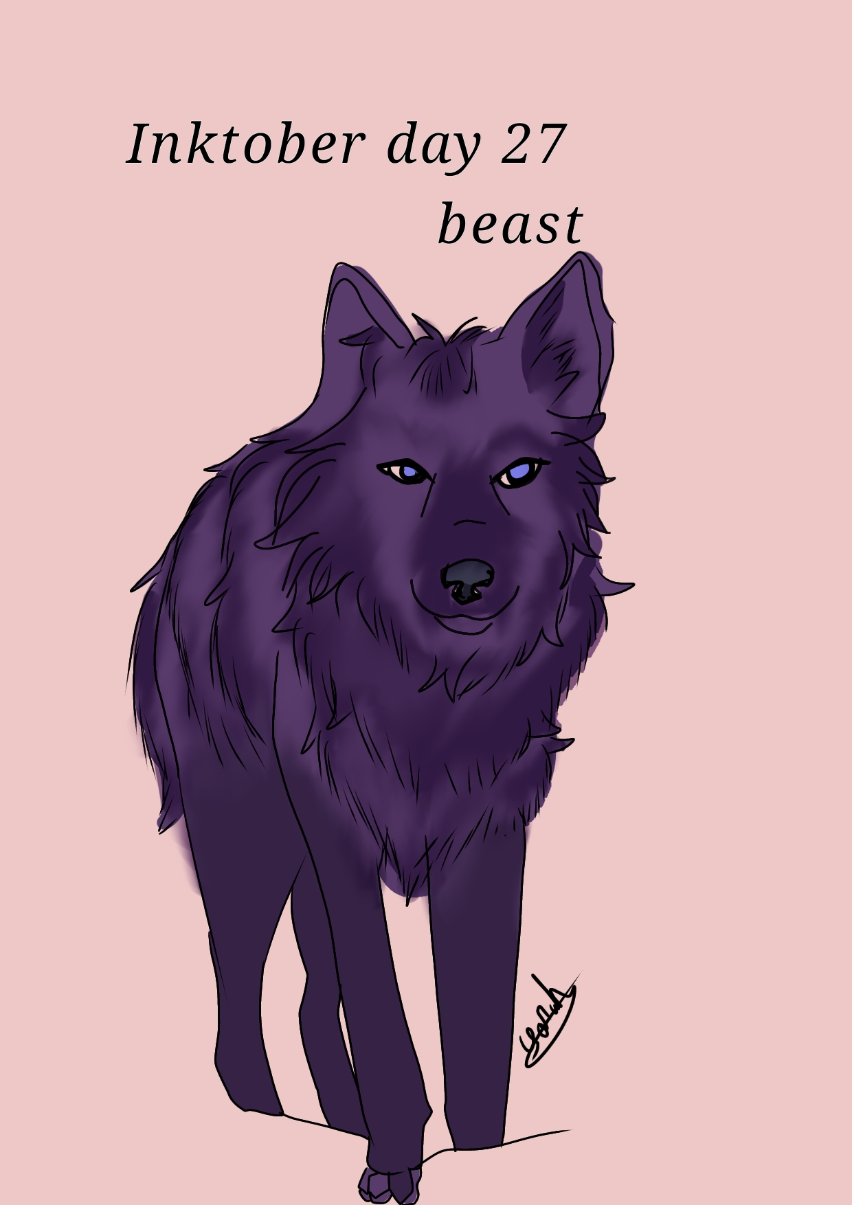 Inktober Day 27. Beast by RemarkWatson on DeviantArt