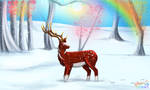 Candy Land Deer by PlumiiraCreature