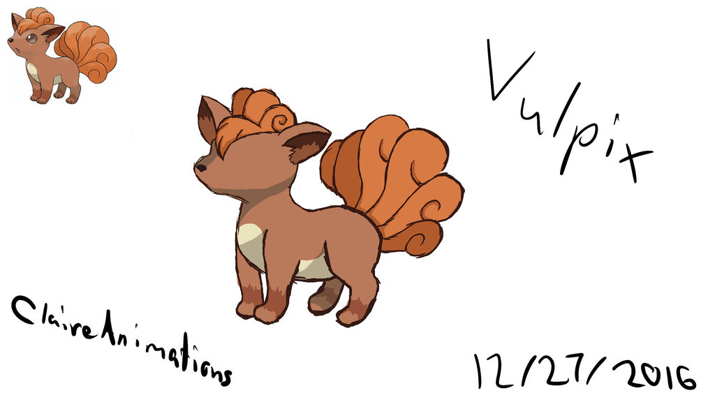 Vulpix FanArt | Claire Animations by ClaireAnimations on DeviantArt