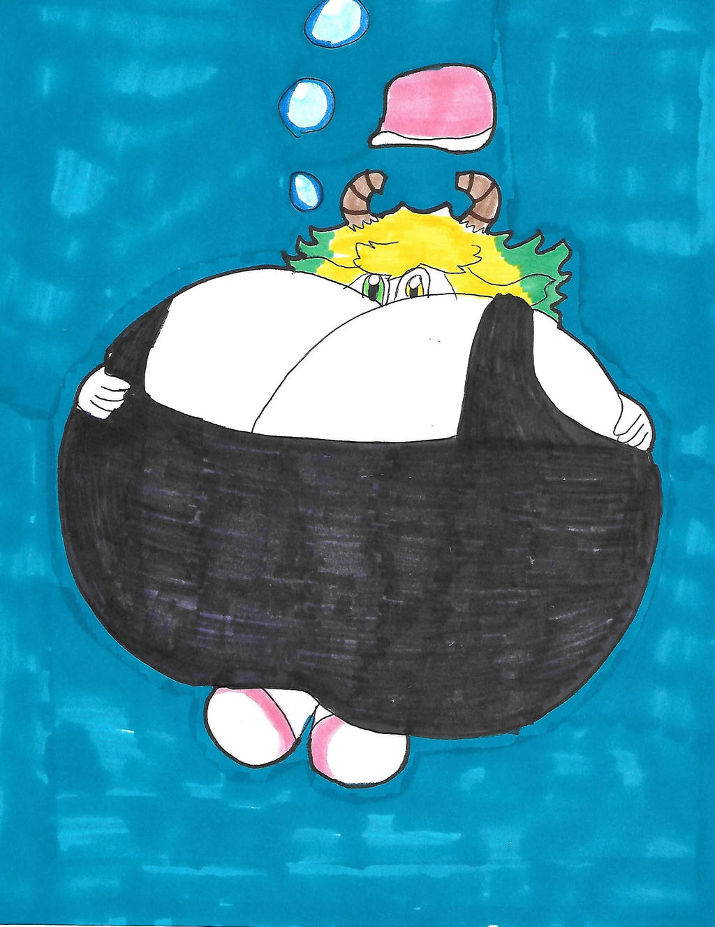 Undersea Inflation Lucoa's Underwater Breast Inflation by NoahTigerDragon on DeviantArt