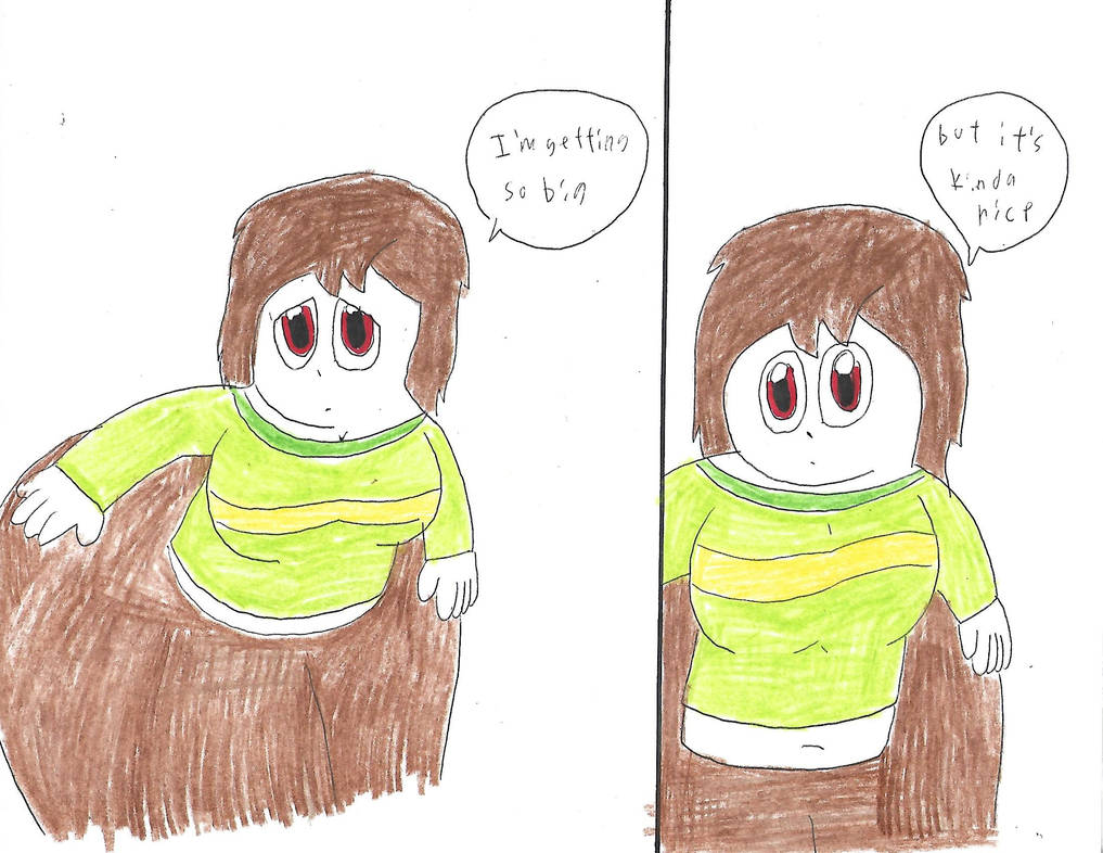 Chara Inflate Adult Chara Butt Inflation 3/4 by NoahTigerDragon on DeviantArt