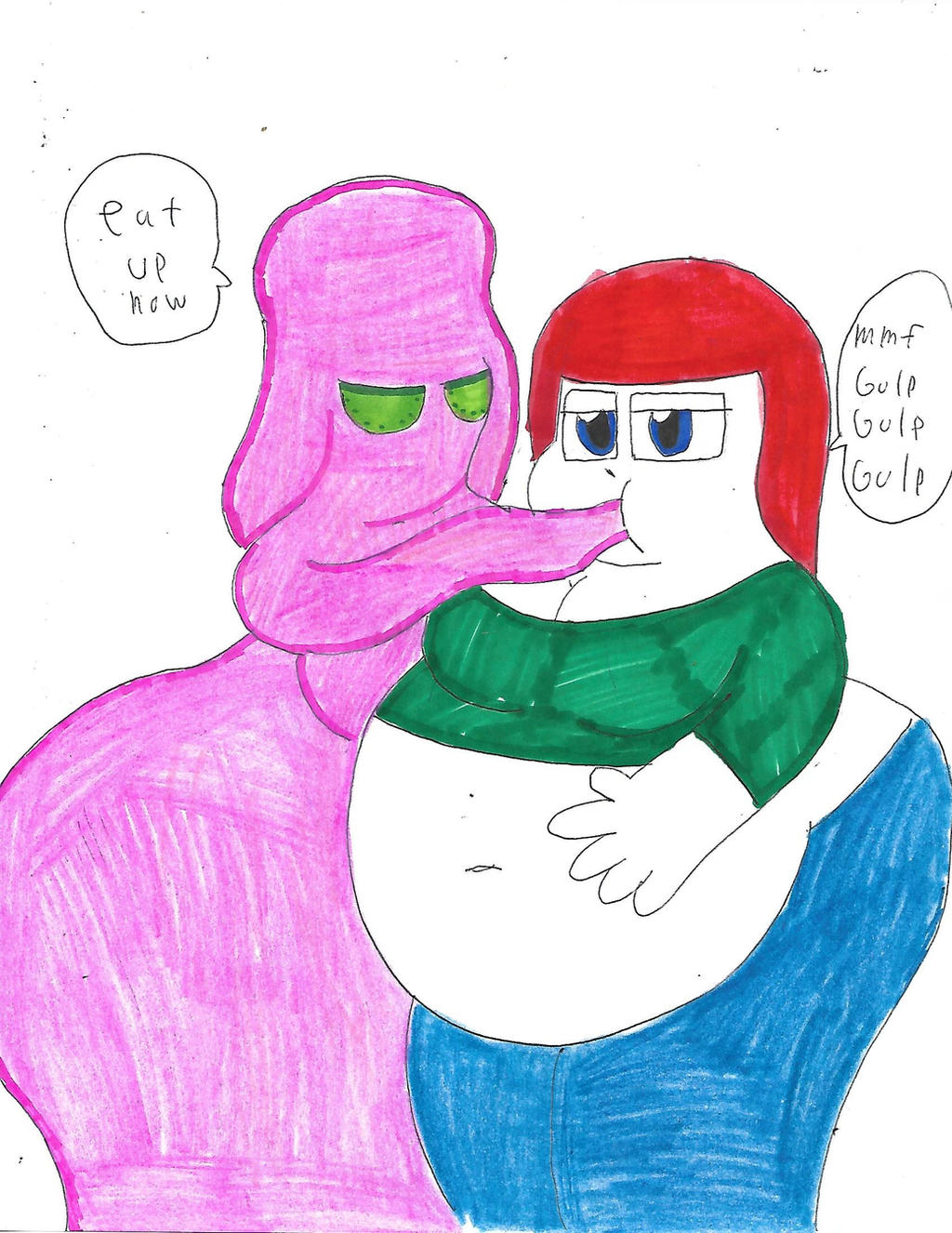 Slime Brain Inflation DG Slime Inflation by NoahTigerDragon on DeviantArt