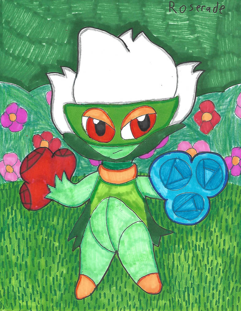 Roserade by NoahTigerDragon on DeviantArt