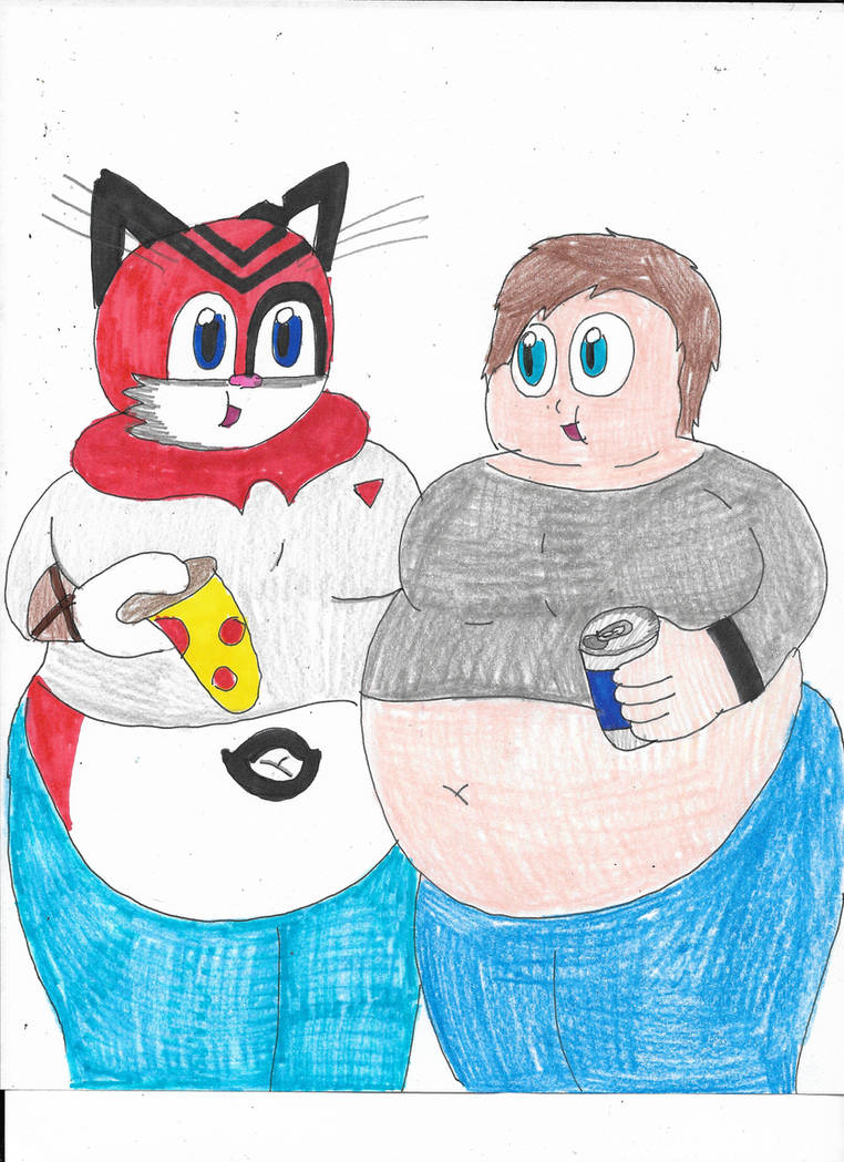 Fat Noah and Alex by NoahTigerDragon on DeviantArt