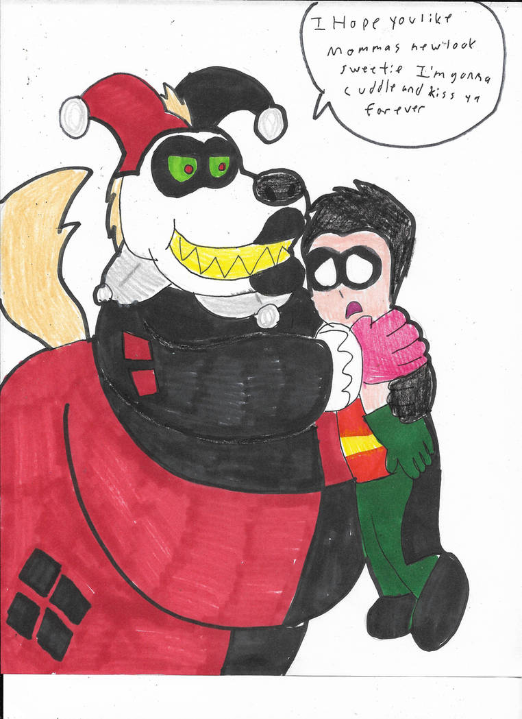 Hyena Harley and Robin Colored Version by NoahTigerDragon on DeviantArt