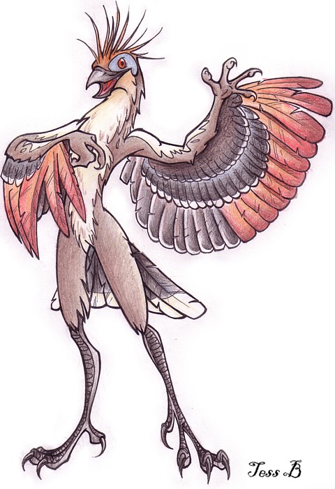 my hoatzin anthro
