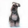 Needle Felted Schnauzer