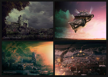 Some Matte Paintings at Class