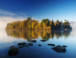 Derwent Water Island by richsabre