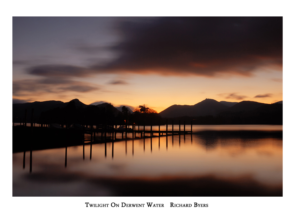 Twlight On Derwent Water