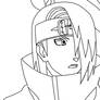 Deidara lineart