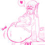 Kyouka Belly Stuffing - sketch